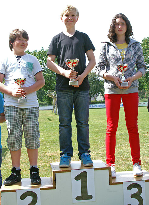 Nadja Krutsch (r.) war am Sonntag beste AMC-Fahrerin.